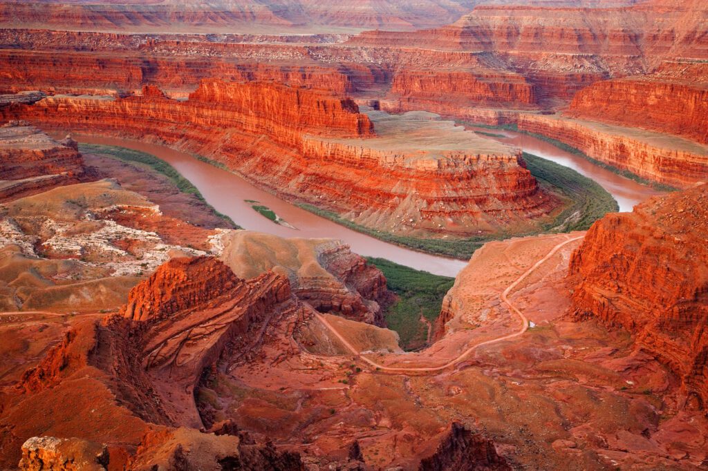 Rugged cliffs and Colorado River views at Grand Canyon West Rim